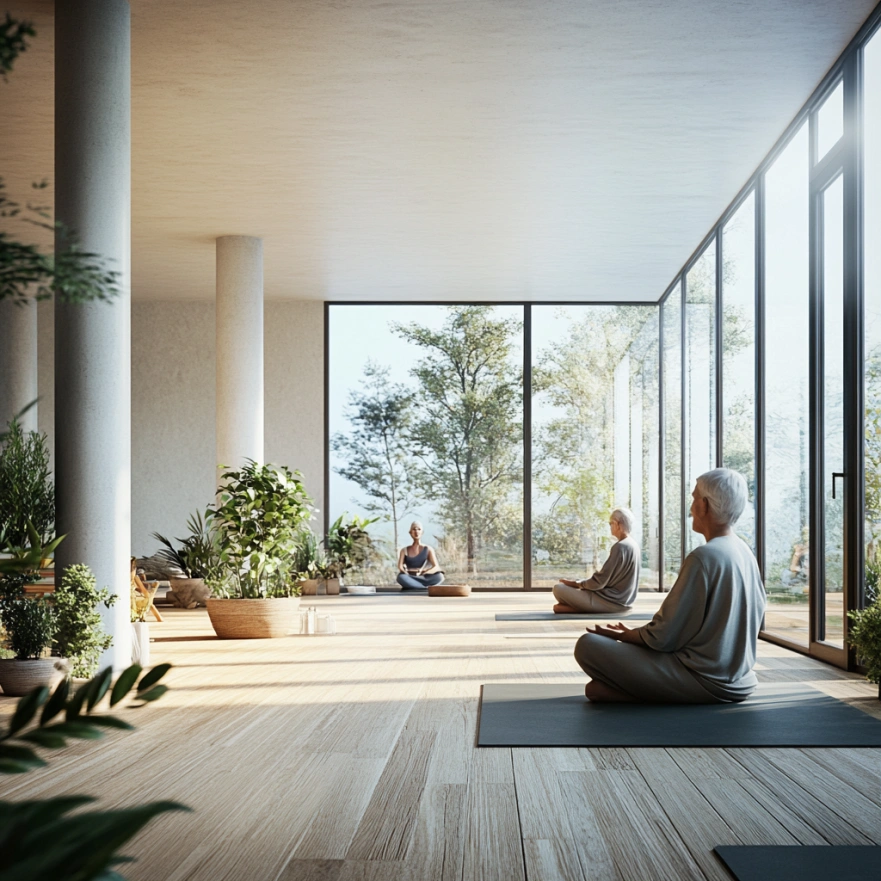 Практика йоги у droventark